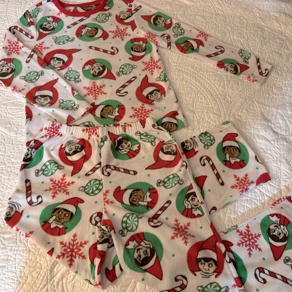 ELF ON THE SHELF| KIDS SIZE 10/12 | PAJAMA SET | COORDINATED SET|GENDER NEUTURAL - Picture 4 of 5